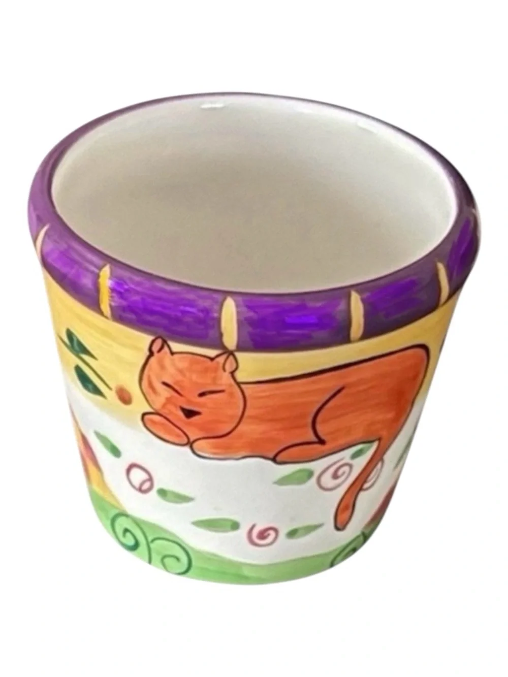 Vintage Cat Votive Candle Holder